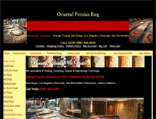 Tablet Screenshot of orientalpersianrug.com